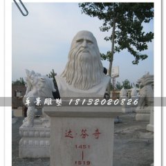 達(dá)芬奇雕塑，學(xué)校石雕，科技館雕塑