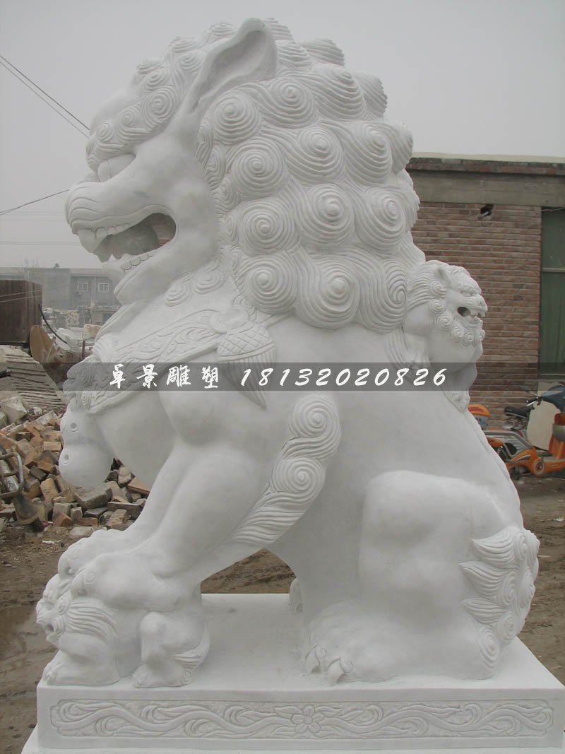 獅子石雕，石頭獅子，曲陽獅子