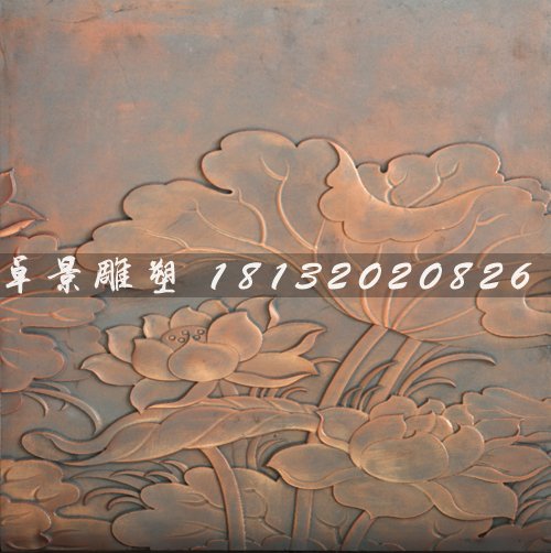 鍛造荷葉雕塑，銅荷葉雕塑