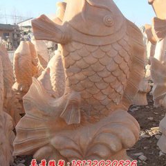 石雕魚，石頭魚石雕