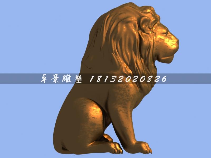 歐式銅獅子，鑄銅獅子雕塑