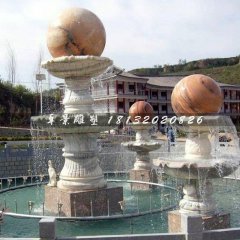 石頭風(fēng)水球，石雕風(fēng)水球雕塑