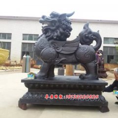 銅麒麟，銅雕麒麟，鑄銅麒麟雕塑