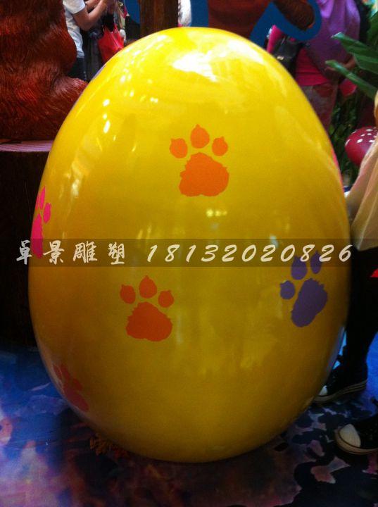 彩繪彩蛋雕塑，玻璃鋼彩蛋雕塑，圣誕節(jié)彩蛋雕塑