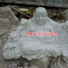 石頭彌勒佛，漢白玉石雕彌勒佛