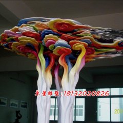 不銹鋼彩色雕塑，彩繪雕塑