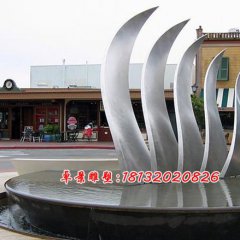 不銹鋼翅膀雕塑，不銹鋼廣場(chǎng)雕塑