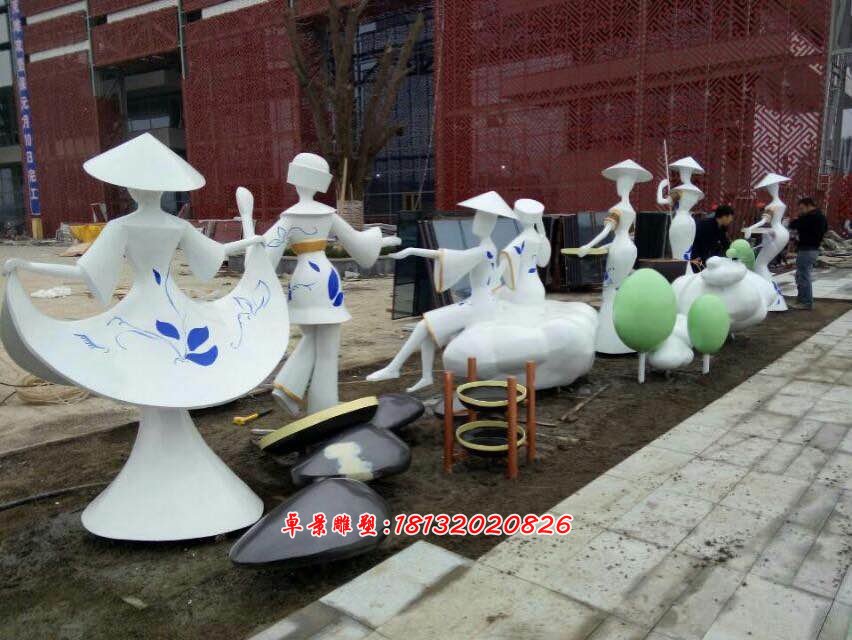 不銹鋼人物雕塑，不銹鋼人雕塑 (2)