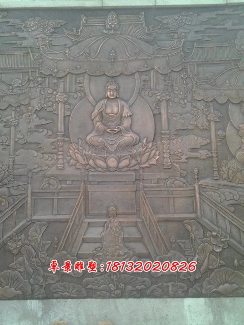 寺廟銅浮雕，紫銅浮雕 (3)