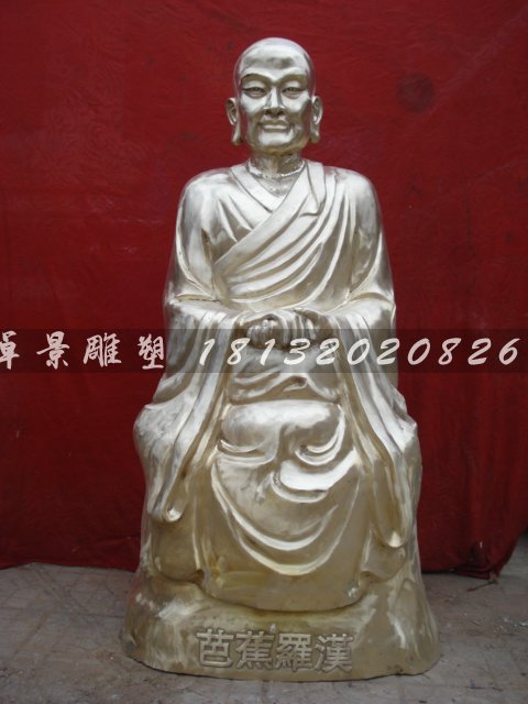 十八羅漢銅雕，鑄銅十八羅漢雕塑 (8)