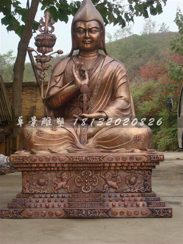 西藏佛銅雕，鑄銅西藏佛雕塑