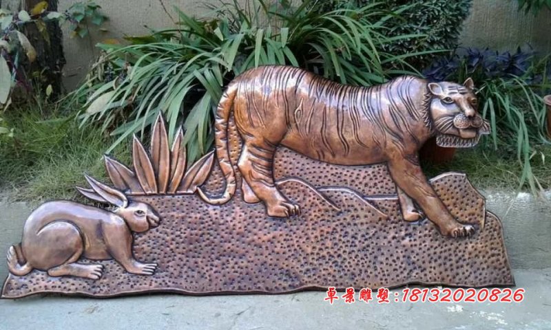 動(dòng)物銅浮雕，鍛銅動(dòng)物浮雕 (1)