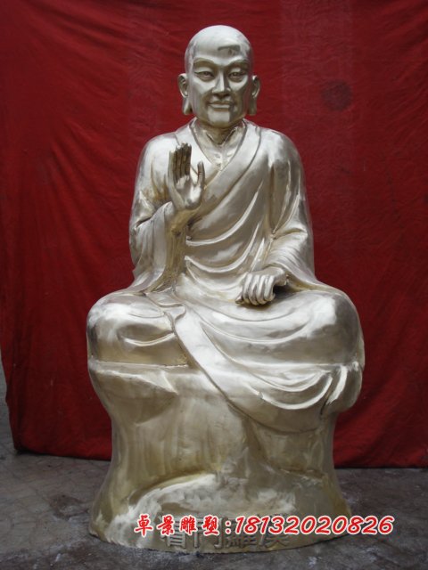 十八羅漢銅雕，鑄銅十八羅漢雕塑 (5)