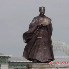 諸葛亮銅雕，人物銅雕