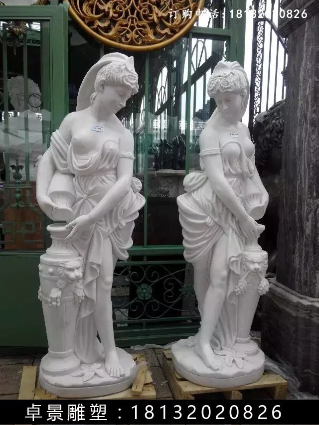 西方人物石雕，西方美女石雕 (4)