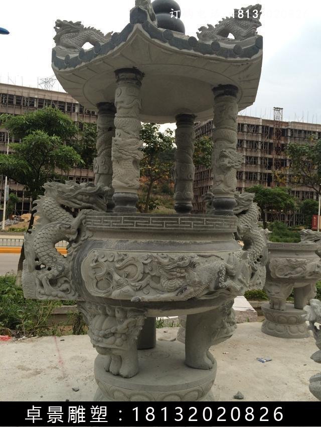 石香爐，仿古石香爐