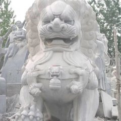 北京獅石雕，漢白玉獅子雕塑