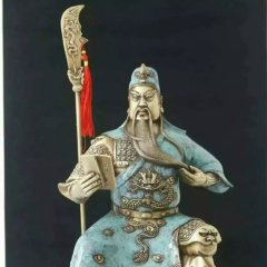 關(guān)帝圣君銅雕，鑄銅關(guān)帝圣君雕塑
