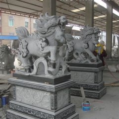麒麟石雕，仿古麒麟石雕