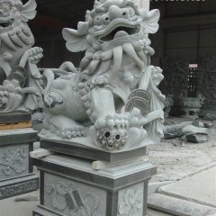 獅子石雕，仿古獅子雕塑