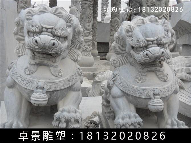 獅子石雕，仿古獅子雕塑