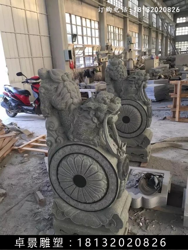 石抱鼓，石墩，獅子石抱鼓 (2)