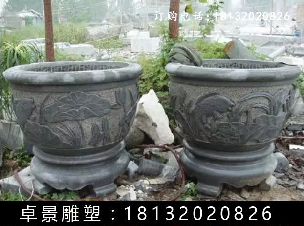石水缸，仿古石水缸 (5)