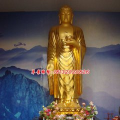 佛像銅雕，鎏金佛像銅雕
