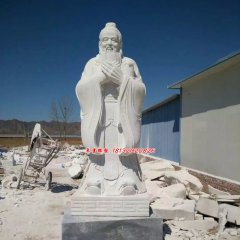 孔子石雕，校園名人石雕