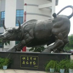 銅雕牛，孺子牛銅雕