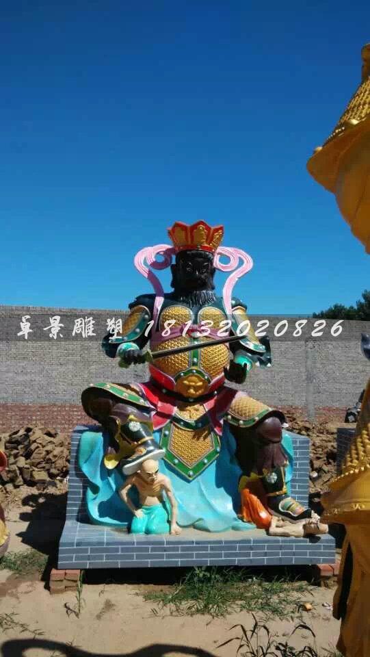 玻璃鋼四大天王雕塑，玻璃鋼神仙雕塑 (3)