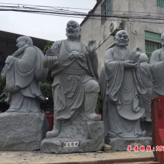 十八羅漢石雕，大理石十八羅漢石雕