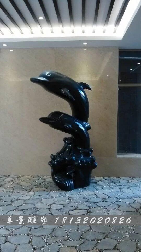 海豚銅雕，動物銅雕 (1)