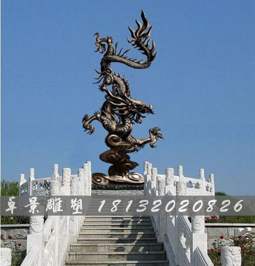 銅雕龍，鑄銅龍銅雕