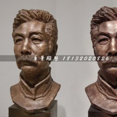 魯迅銅雕，校園名人銅雕