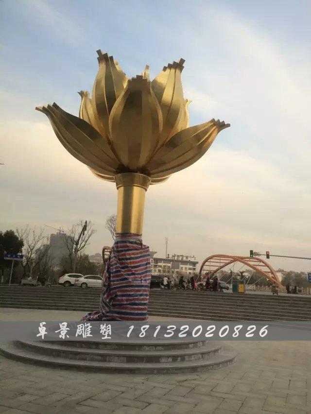 銅紫荊花雕塑，廣場(chǎng)紫荊花銅雕，廣場(chǎng)花朵銅雕塑