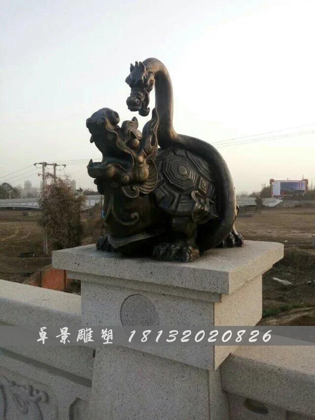 龍龜銅雕，鑄銅龍龜?shù)袼?(1)