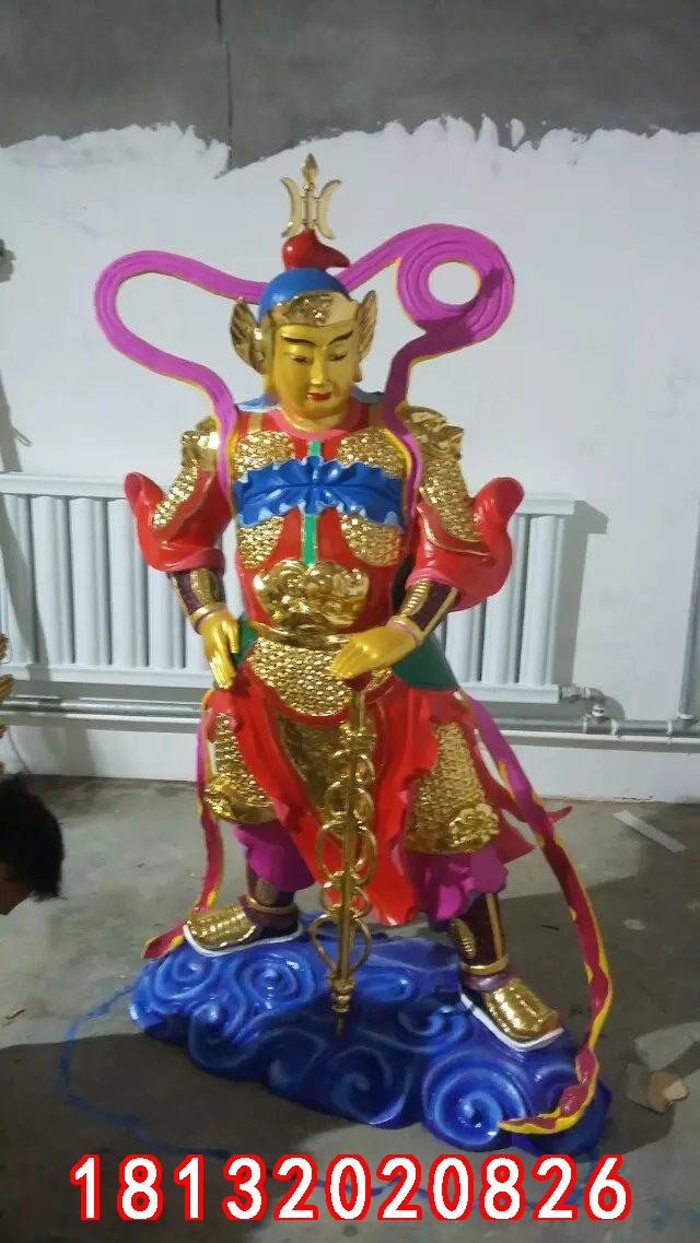 玻璃鋼韋佗雕塑，玻璃鋼韋佗護法雕塑 (2)