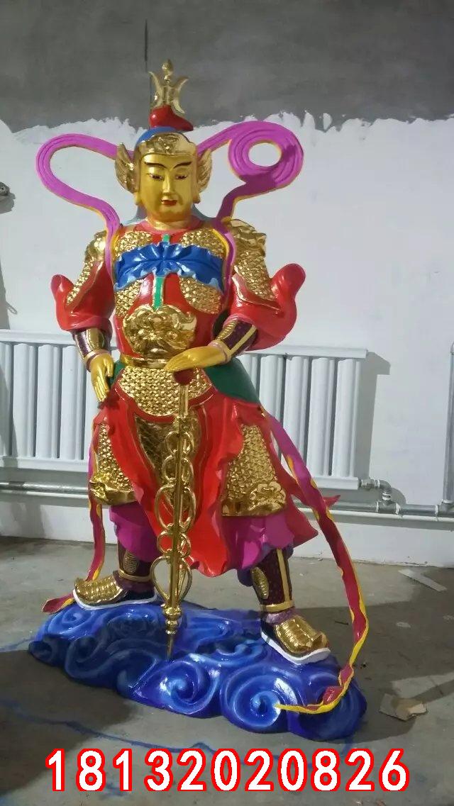 玻璃鋼韋佗雕塑，玻璃鋼韋佗護法雕塑 (5)