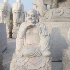 十八羅漢石雕，漢白玉十八羅漢雕塑