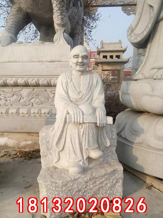 十八羅漢石雕，漢白玉十八羅漢雕塑 (6)