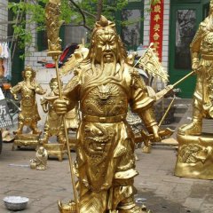 關(guān)公銅雕，鑄銅關(guān)公雕塑