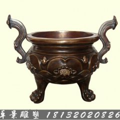 銅爐，銅荷花爐