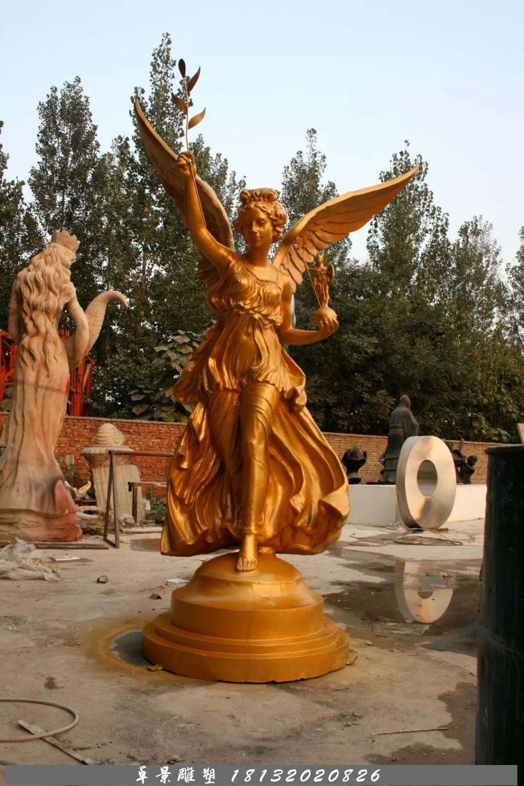 和平女神銅雕，鑄銅和平女神雕塑 (1)