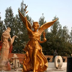 和平女神銅雕，鑄銅和平女神雕塑