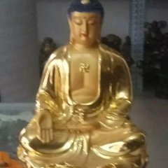 銅佛像，如來佛祖銅雕，鎏金銅佛像