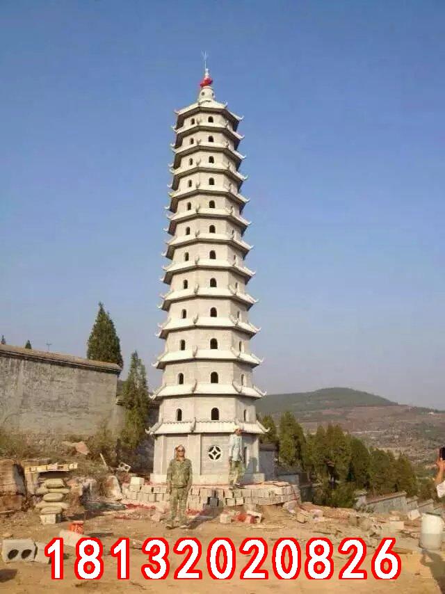 石塔，大理石塔雕塑 (2)