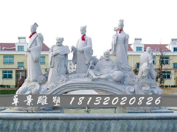 八仙過海石雕，人物石雕 (2)