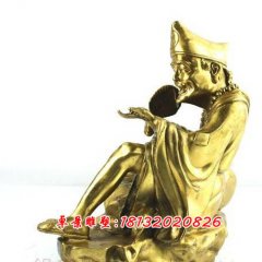 道濟和尚銅雕，濟公銅雕