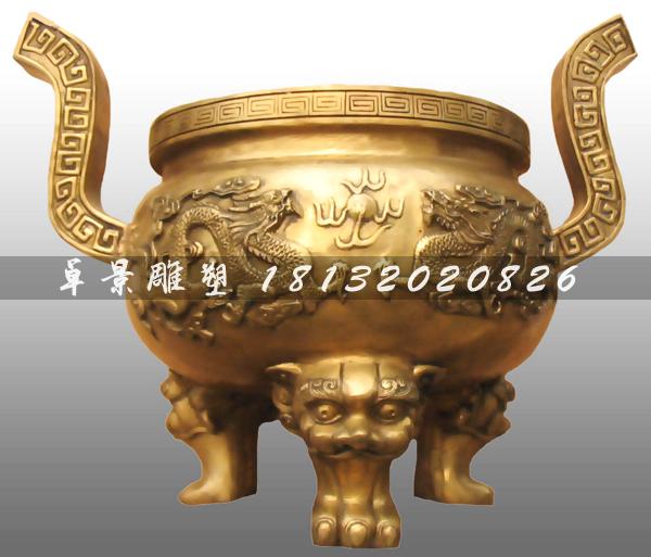 三足圓鼎，鑄銅三足鼎